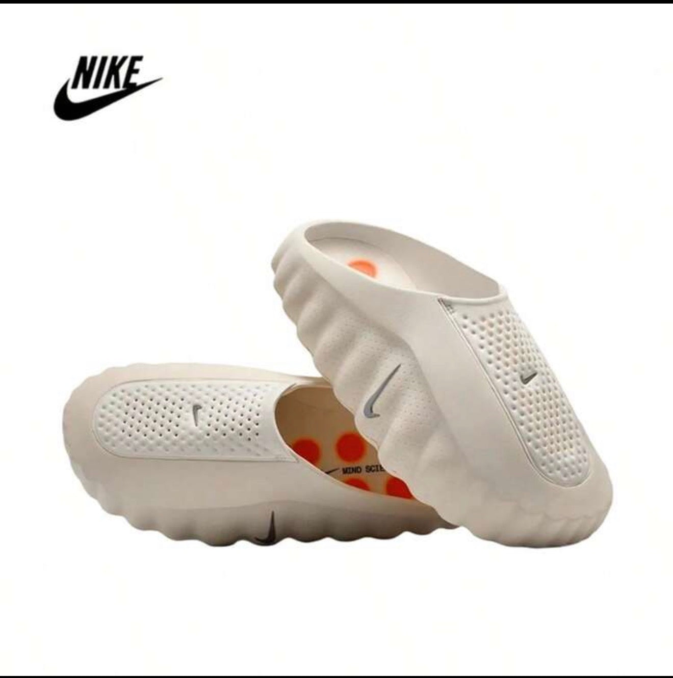Nike Mind 001 Hyper Crimson Slip-On Mules | Perforated Knit Foam Cushioning Everyday Casual Slides