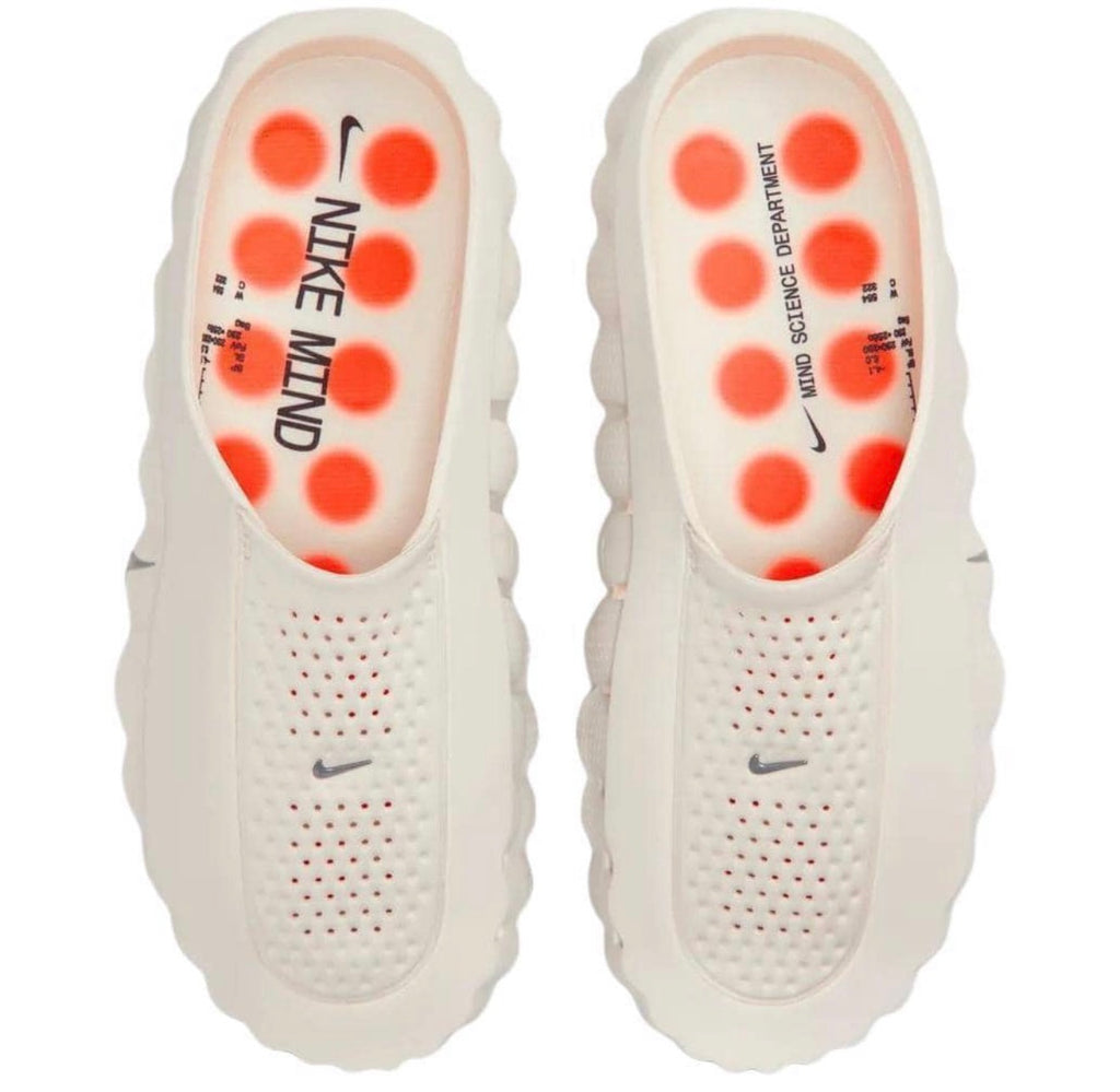 Nike Mind 001 Hyper Crimson Slip-On Mules | Perforated Knit Foam Cushioning Everyday Casual Slides