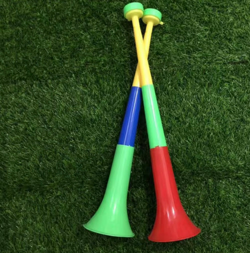 60cm Football Match Support Horn Removable Three Section Large Telescopic Horn Vuvuzela Fan Horn Cheerleading Horn Kid Toy