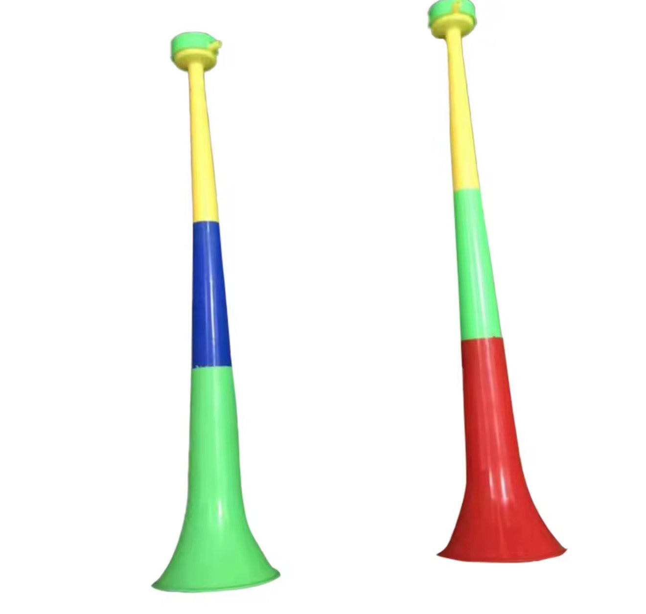 60cm Football Match Support Horn Removable Three Section Large Telescopic Horn Vuvuzela Fan Horn Cheerleading Horn Kid Toy